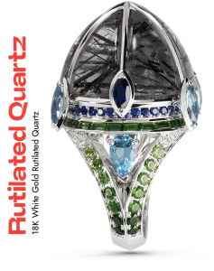 White Gold Rutilated Quartz