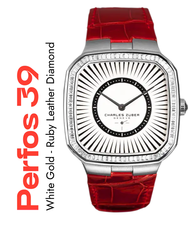 White Gold Ruby Leather Diamond